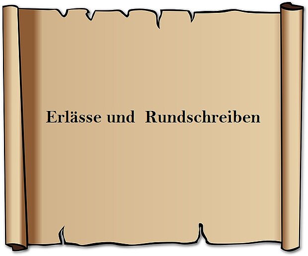 Erlässe und Rundschreiben